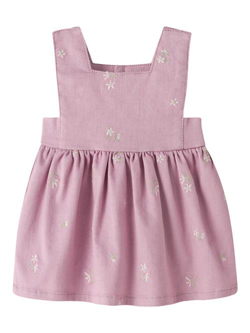 NAME IT Kjole Twill Scarlet Dawn Pink Flower