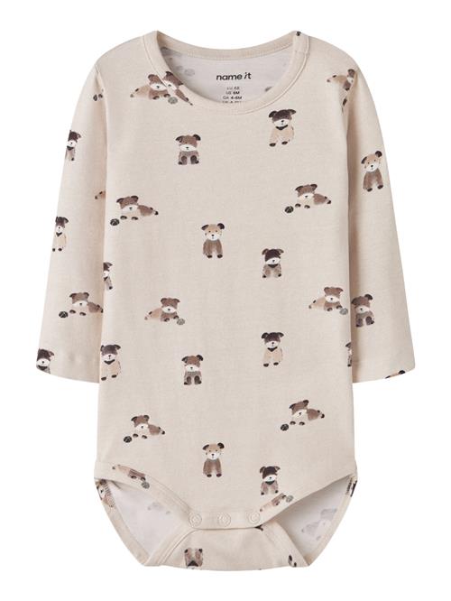 NAME IT Langærmet Body Tusher Peyote Melange