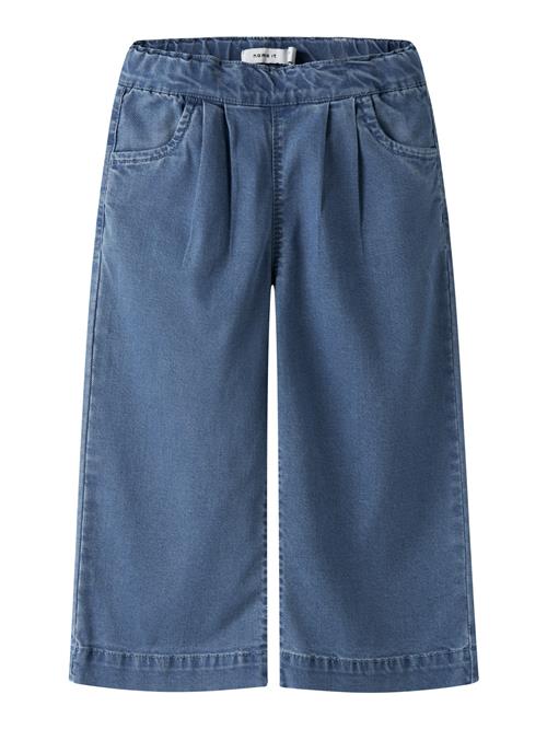 NAME IT Pull Up Wide Jeans Bella Medium Blue Denim