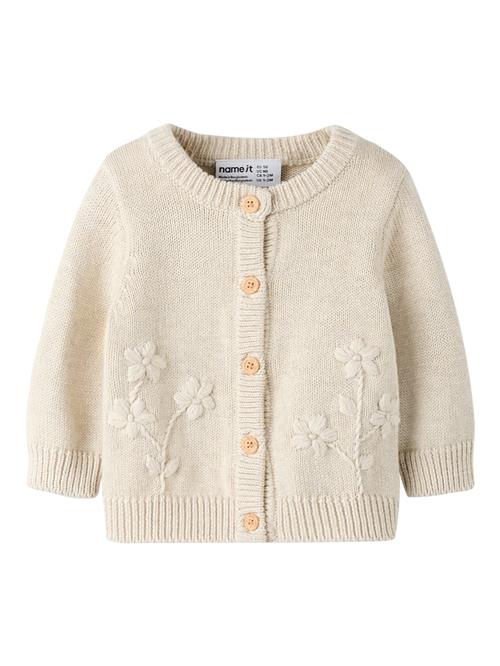 NAME IT Strik Cardigan Toana Peyote Melange