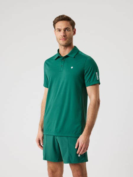 Björn Borg Ace Mesh Panel Polo Shirt Grøn, S