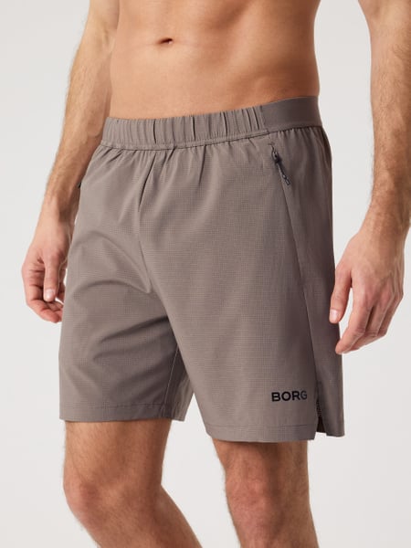 Björn Borg Borg Zip Shorts 7 Inch Brun, S