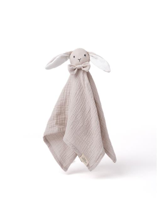 Teddykompaniet Diinglisar Bunny Muslin Comfort Tæppe Greige  Greige One Size  Grå  One Size  unisex