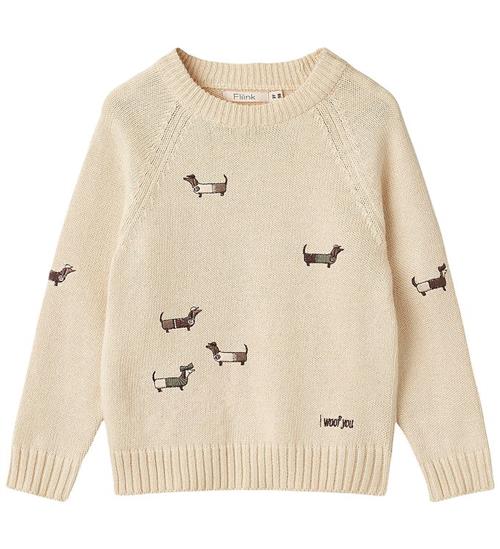 Fliink Bluse - Strik - Mahdi Dog - Sandshell