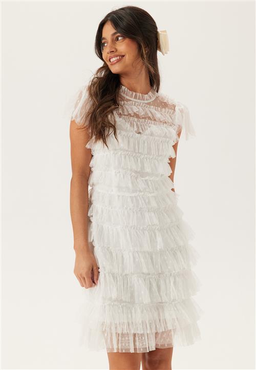 Bubbleroom Occasion High Neck Tulle Frill Dress