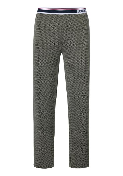 s.Oliver Pyjamasbukser  beige / navy / sort / hvid