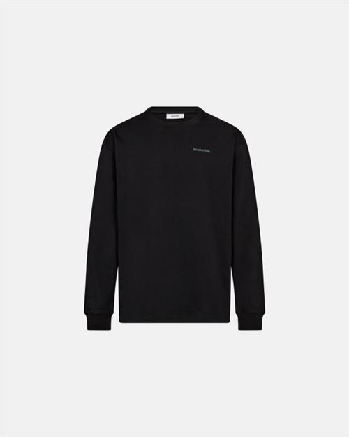 Langærmet t-shirt "ted" | 100 bomuld | Sort