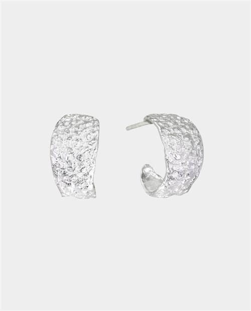 Vesna - sølvkreoler designet som iskrystaller