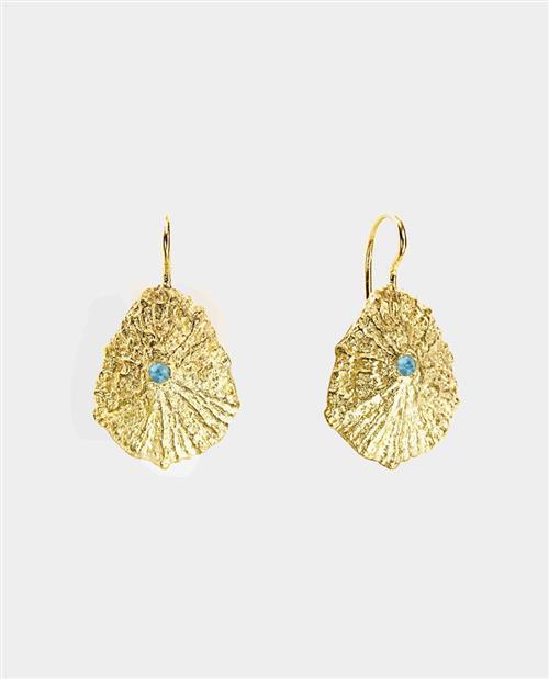 Alina - havsnegl med lyseblå apatit