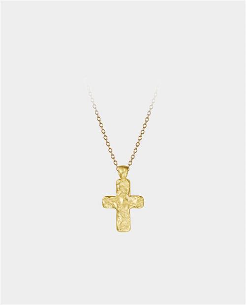 Ann Smith Franklin - halskæde med lille oprigtigt kors