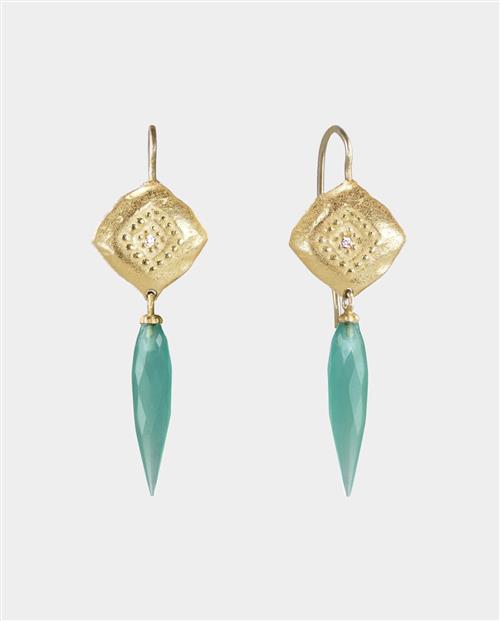 Theresa of Portugal - øreringe med harlekinformet ørekrog