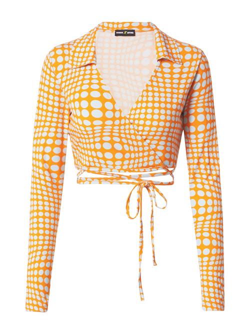 ABOUT YOU x Antonia Bluse 'Irina'  pastelblå / orange