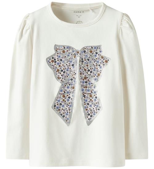 Name It Bluse - NmfTally - Cloud Dancer m. Print