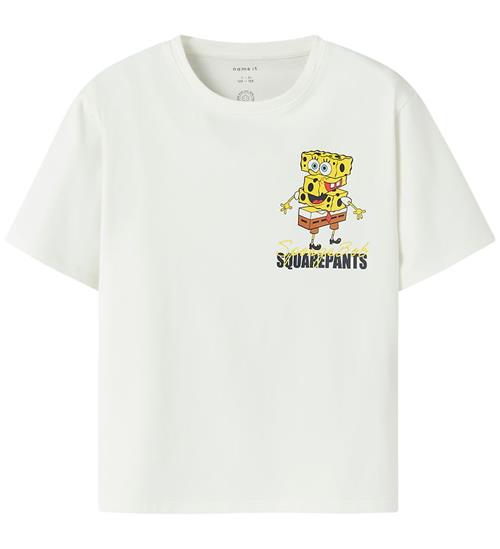 Name It T-shirt - NkmDex - SpongeBob - Cloud Dancer