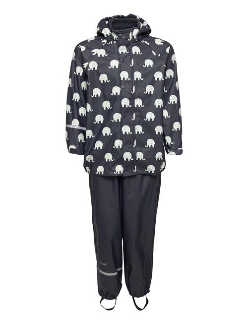 CeLaVi | Rainwear Set Elephant Aop - Pu | 80