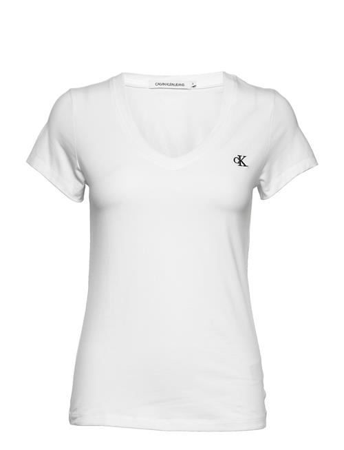 Calvin Klein Jeans | Ck Embroidery Stretch V-Neck | S