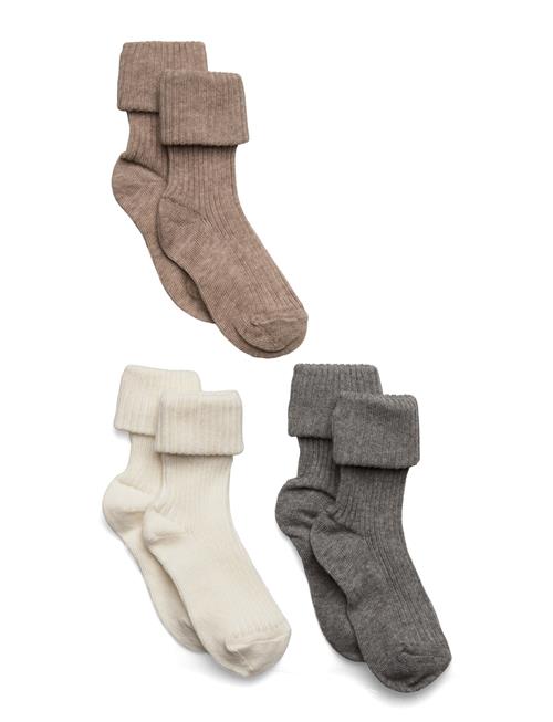 mp Denmark | Cotton Rib Baby Socks - 3-Pack | 15/16
