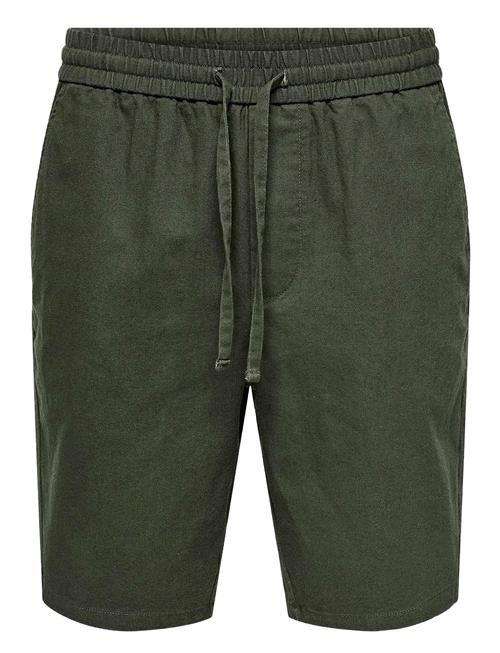 ONLY & SONS | Onslinus 0007 Cot Lin Shorts Noos | XXL
