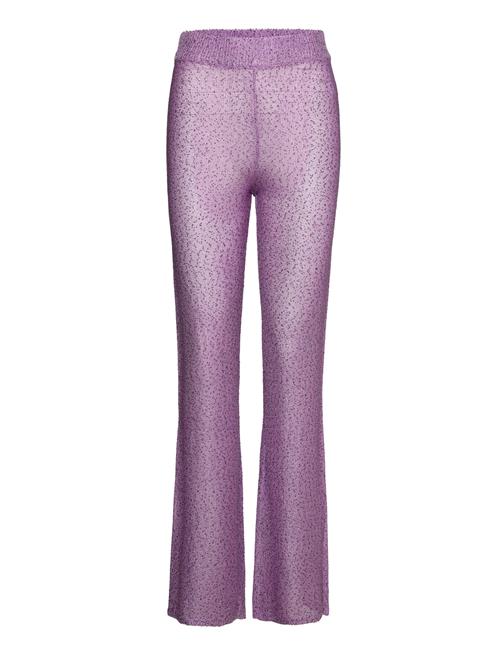 REMAIN Birger Christensen | Sequin Knit Fitted Flared Pants | 38