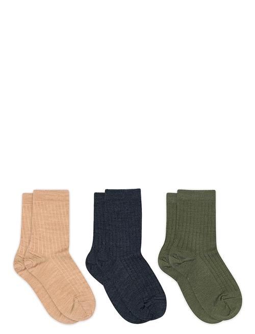 mp Denmark | Wool Rib Socks - 3-Pack | 37/39