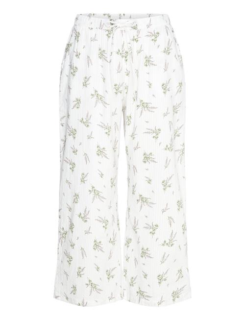 Lindex | Cropped Pyjama Trousers In Seersucker | L