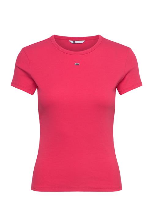 Tommy Jeans | Tjw Slim Essential Rib Ss Ext | XS