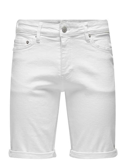 ONLY & SONS | Onsply White 9297 Azg Dnm Shorts Noos | L