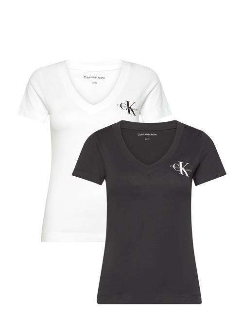 Calvin Klein Jeans | 2-Pack Monologo V-Neck Tee | L