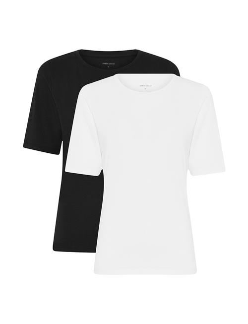 URBAN QUEST | 2-Pack Women Bamboo Shortsleeved T-Shirt Slim Fit | M