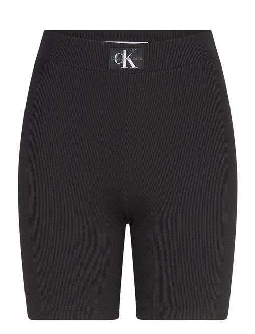 Calvin Klein Jeans | Woven Label Rib Shorts | XXS