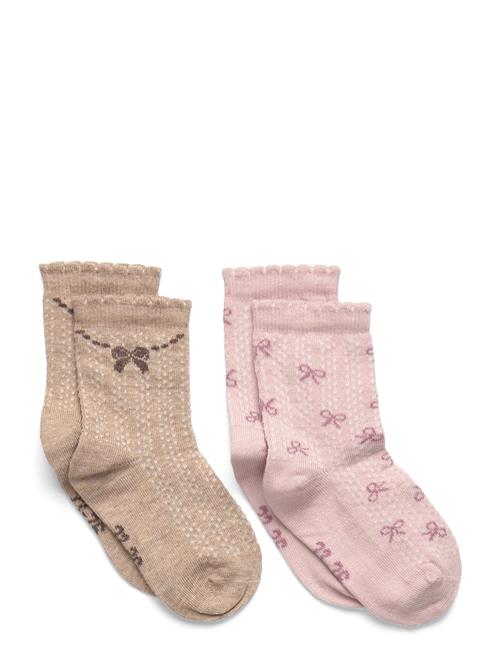 Minymo | Socks W. Lettuce Edge (2-Pack) | 27\30