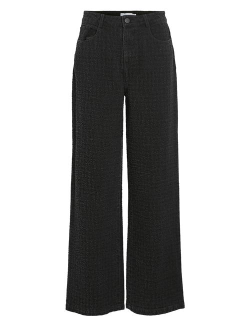 Vila | Viany Hw Wide Detail Jeans Black Zoa | 38 x 32