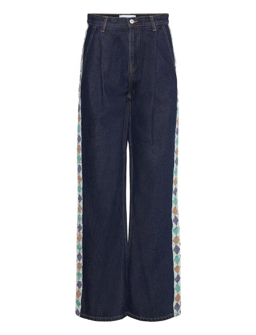 Bobo Choses | Embroidered Denim Pleated Jeans | S