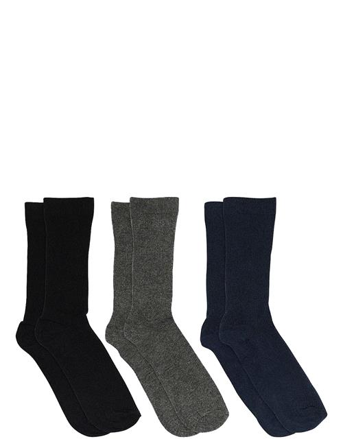 mp Denmark | Fine Cotton Rib Socks 3-Pack | 40/42