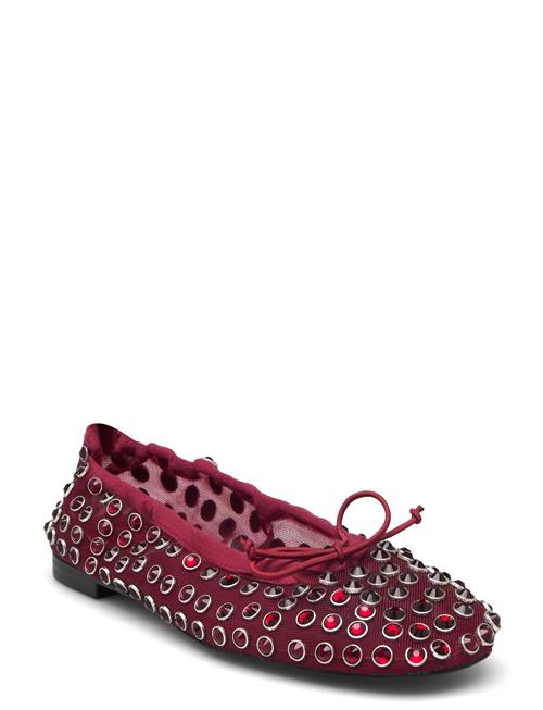 Mango | Studded Mesh Ballerina Shoes | 38