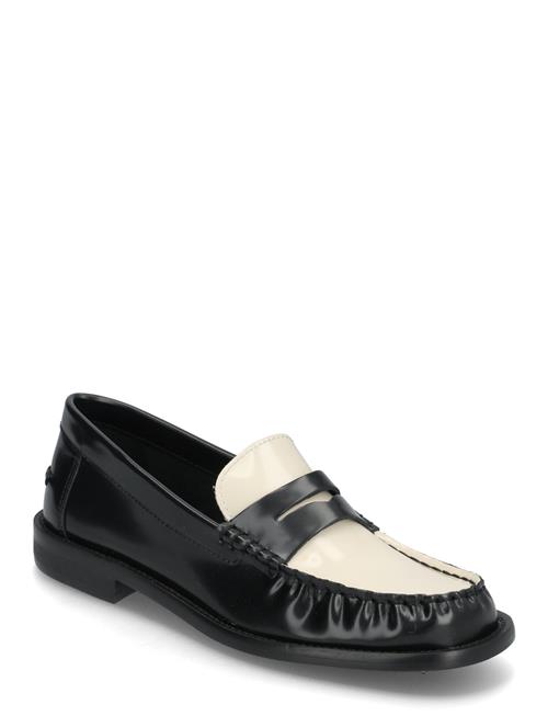 Mango | Two-Tone Leather Loafers | 36