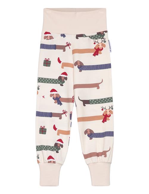 Geggamoja | Bamboo Baby Pants Santa Dogs 65 50/56 | 74/80