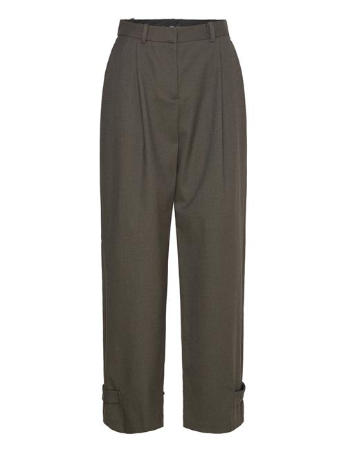Mango | Buttoned-Hem Wide Leg Trousers | 34
