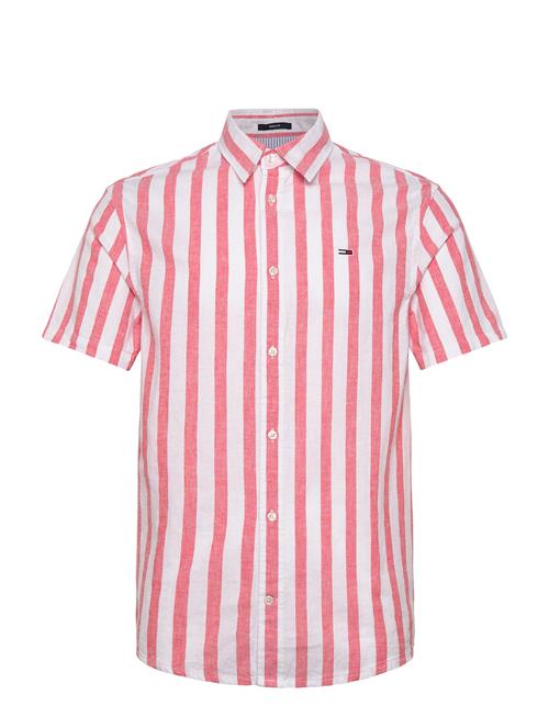 Tommy Jeans | Tjm Reg Linen Blend Stp Ss Shirt | L