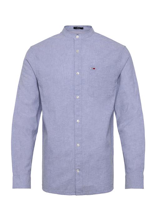 Tommy Jeans | Tjm Linen Mix Band Collar Shirt | L