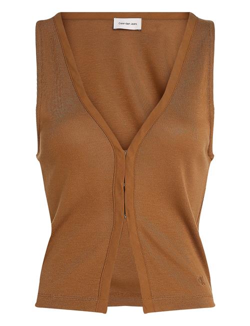 Calvin Klein Jeans | Soft Touch Sleeveless Cardigan | M