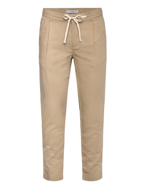 Mango | Slim-Fit Trousers With Drawstring | 40