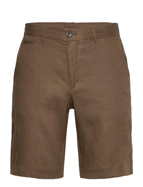 Mango | Slim-Fit 100 Linen Bermuda Shorts | 40