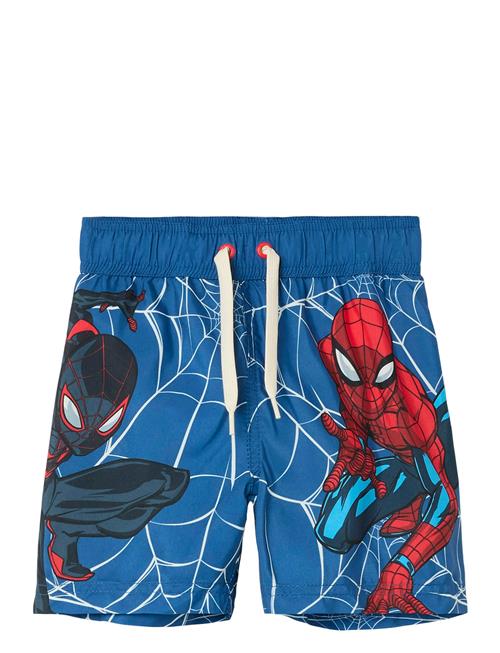 name it | Nmmmave Spider Long Swimshorts Mar | 86