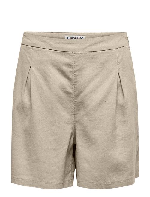 ONLY | Onlcaro Hw Linen Bl Pleat Shorts Cc Pnt | L