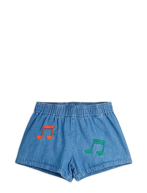 Mini Rodini | Note Emb Lightweight Denim Shorts | 116/122
