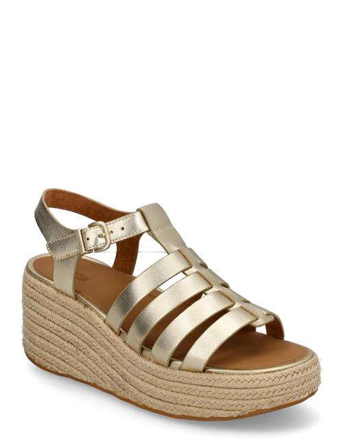 FitFlop | Platfforms Espadr. Leather Fisherman Wedge Sandals | 41