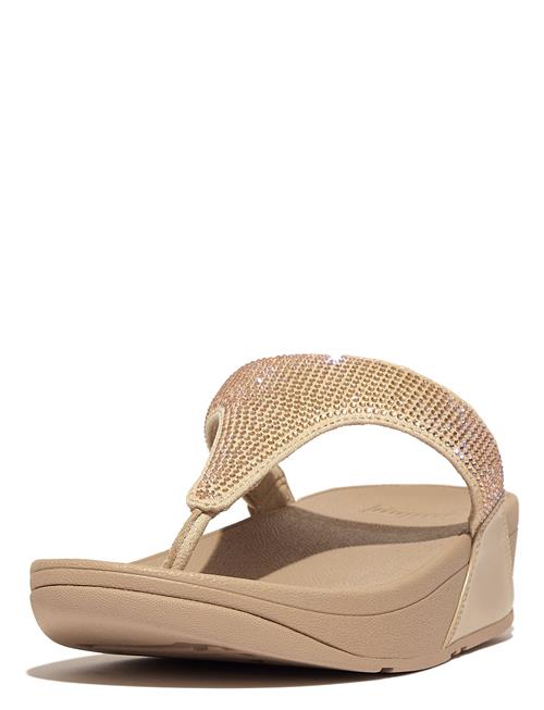 FitFlop | Lulu Crystal Embellished Toe-Post Sandals | 40