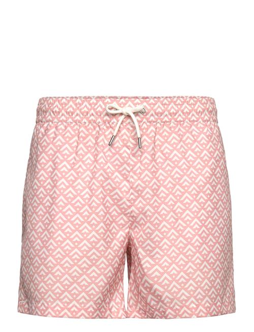 The Resort Co. | Classic Swim Shorts Rose Chevron | S 35 cm
