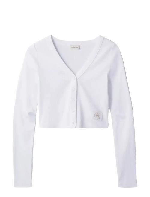 Calvin Klein Jeans | Ls Woven Label 2X2 Cotton Rib Ca | XXS